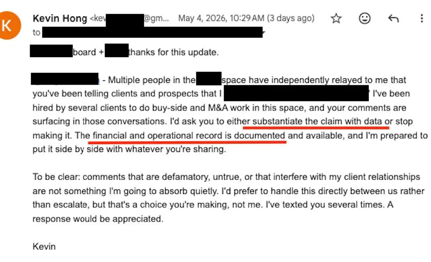 What are your thoughts on non-disparagement clauses post removal of CEOs, founders, and executives?