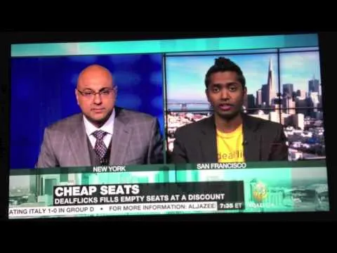 Sean Wycliffe Interviewed by Ali Velshi of Al Jazeera USA for Dealflicks